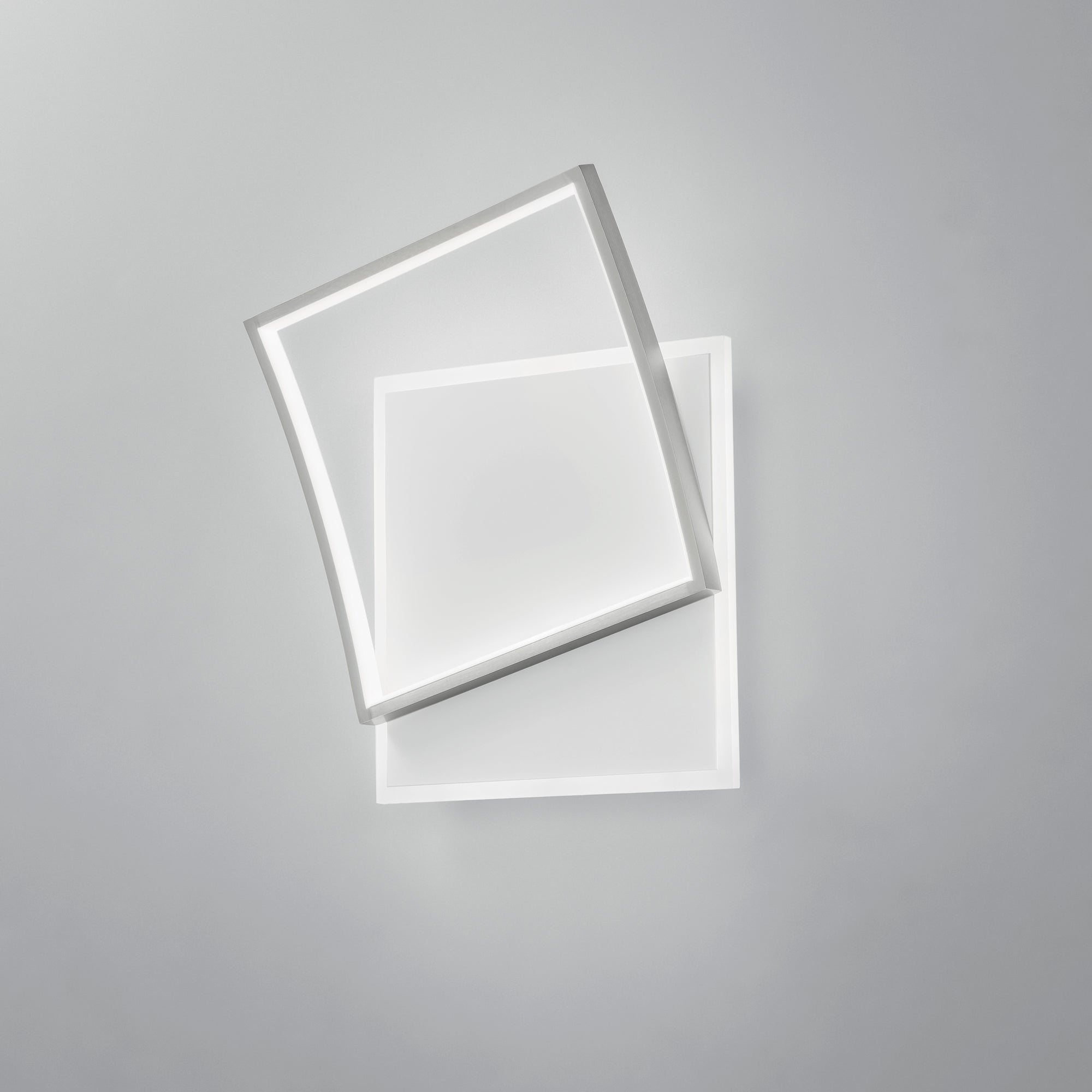 Plafoniera LED AYRTON quadrata, con interruttore CCT per il cambio temperatura colore - FT-FeelThe