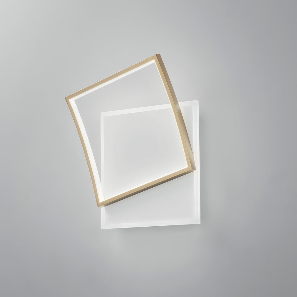 Plafoniera LED AYRTON quadrata in alluminio con funzione CCT 42W