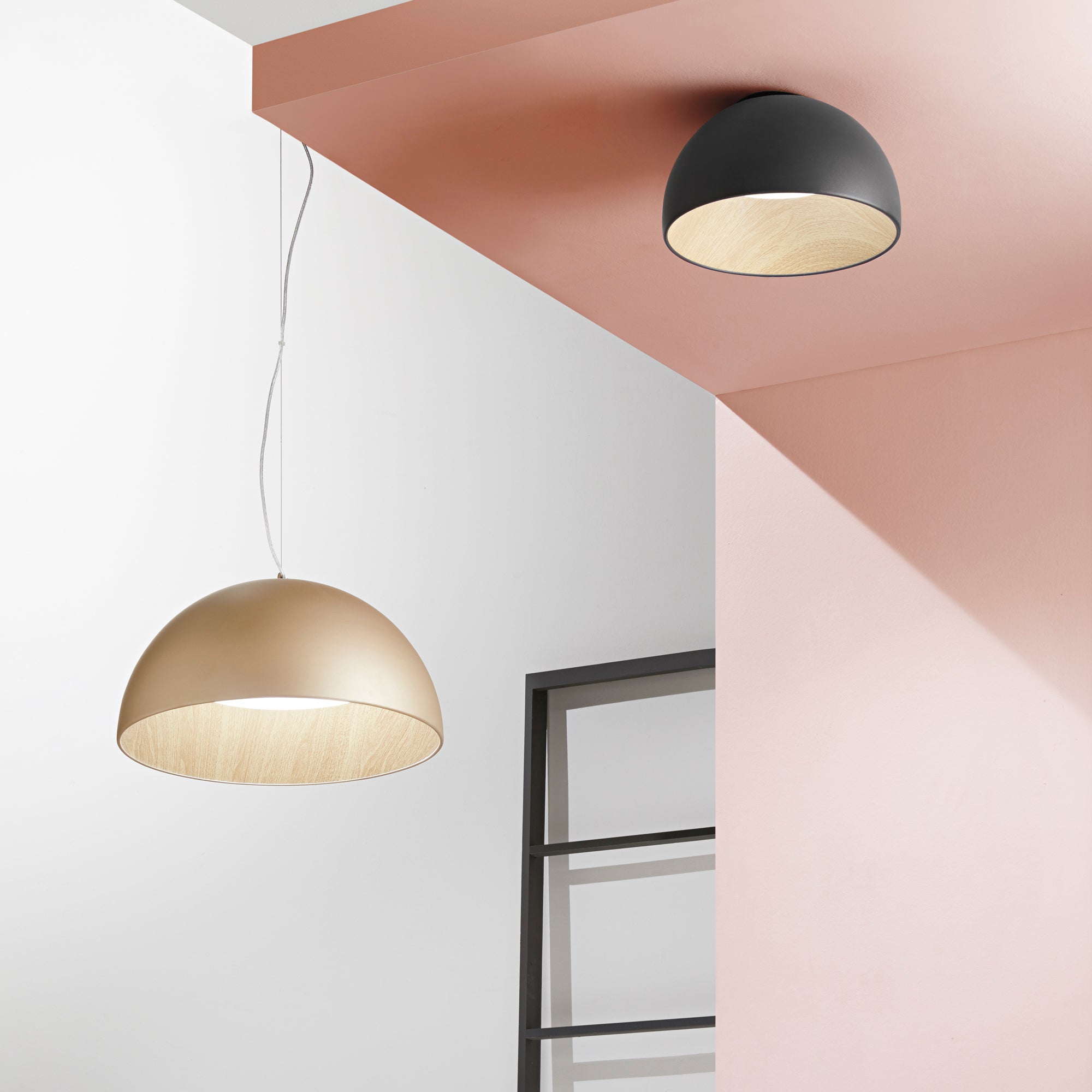 Plafoniera led COCO in metallo CCT