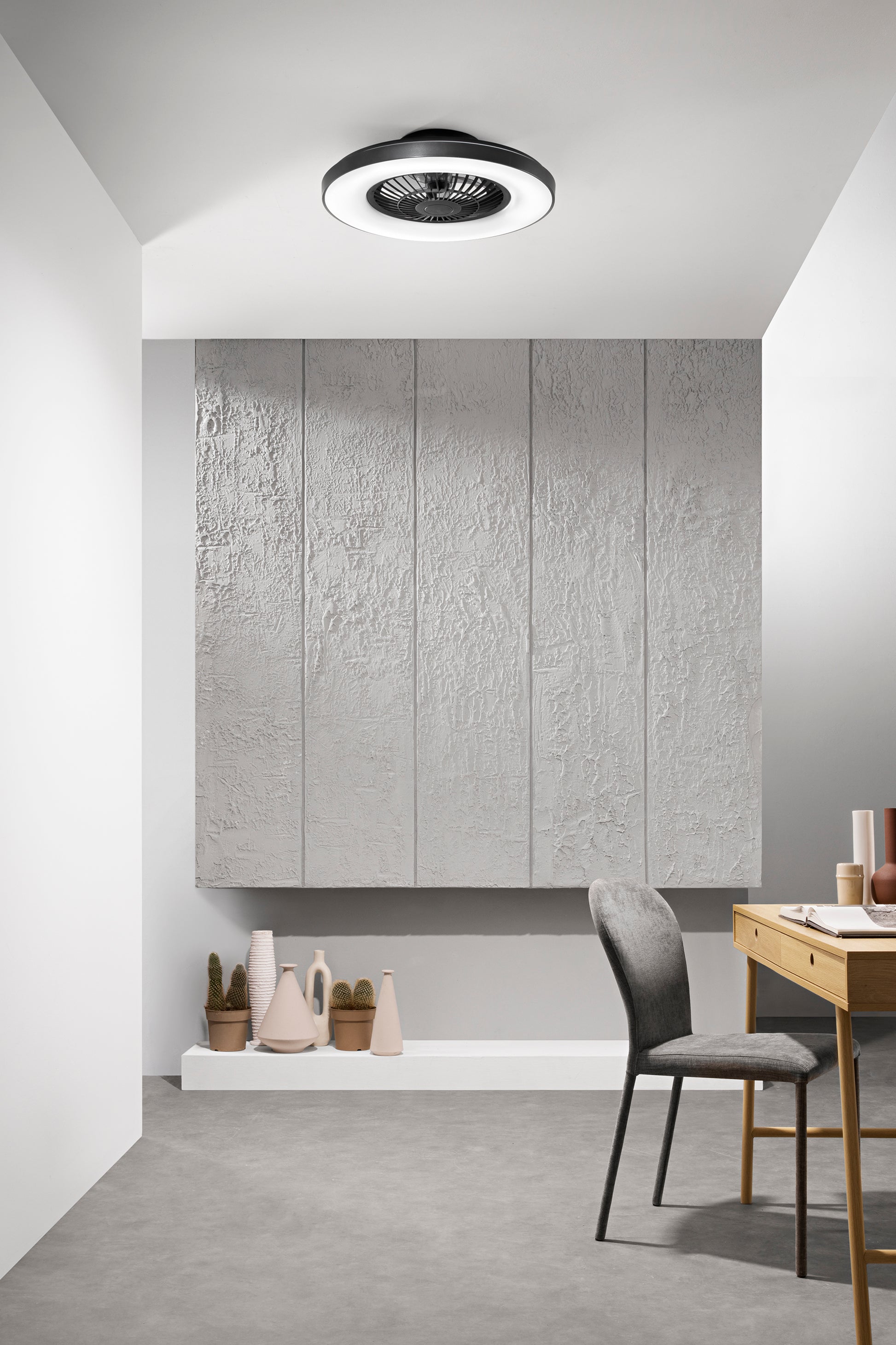 Plafoniera LED GARBIN con ventilatore integrato | FT Feel The