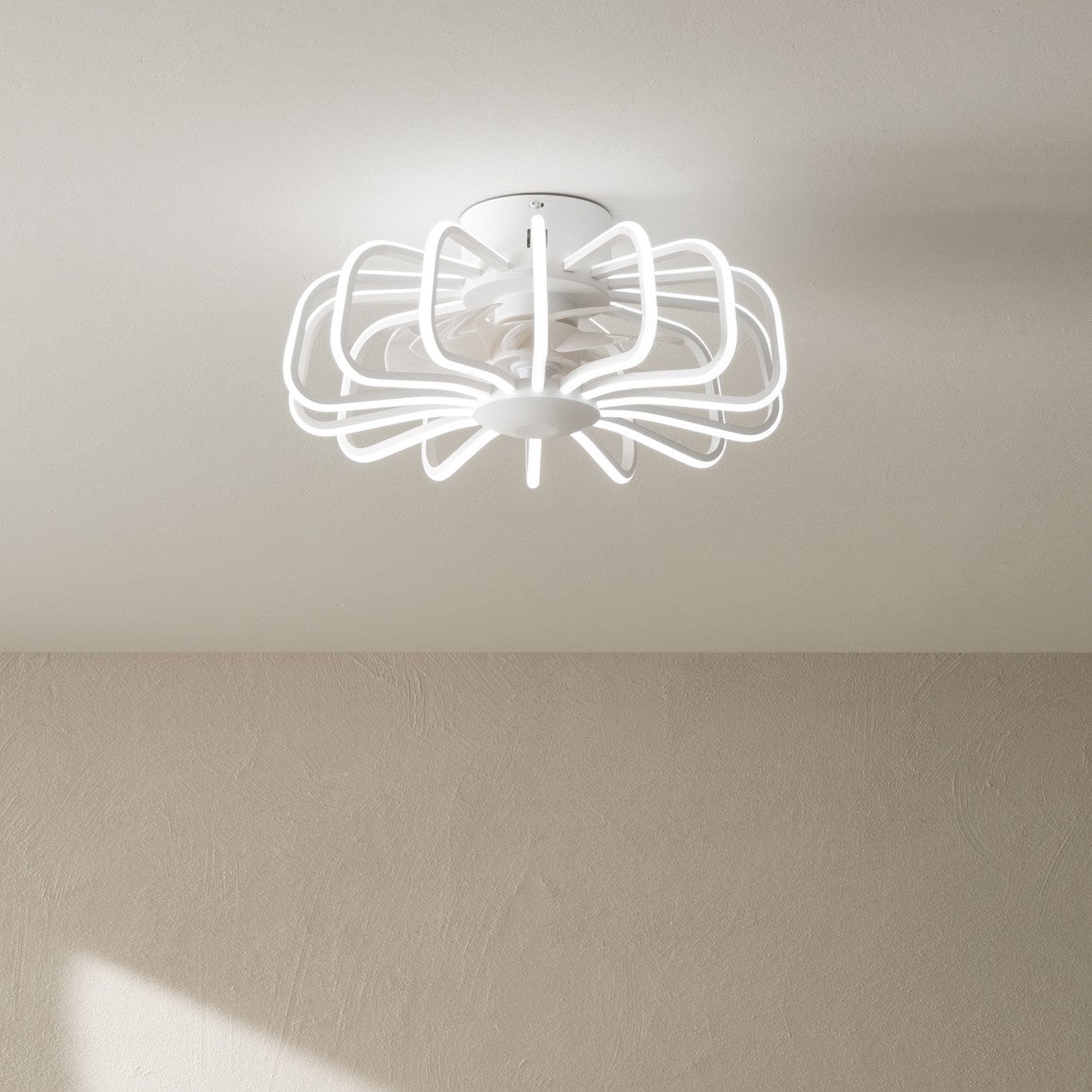 Plafoniera GRECALE LED Ventilatore integrato Wi-Fi