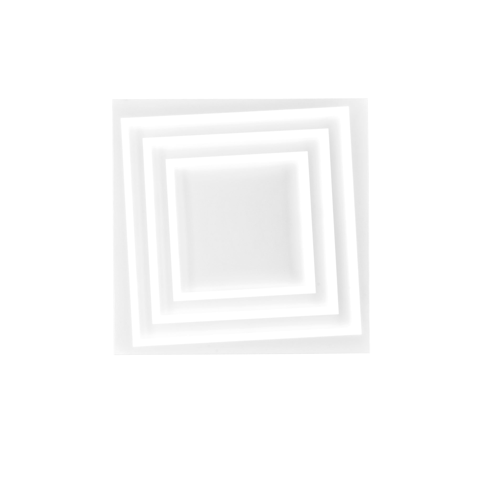 Plafoniera LED HYPNOTIC bianca 55W con interruttore CCT 60X40 cm. - FT-FeelThe