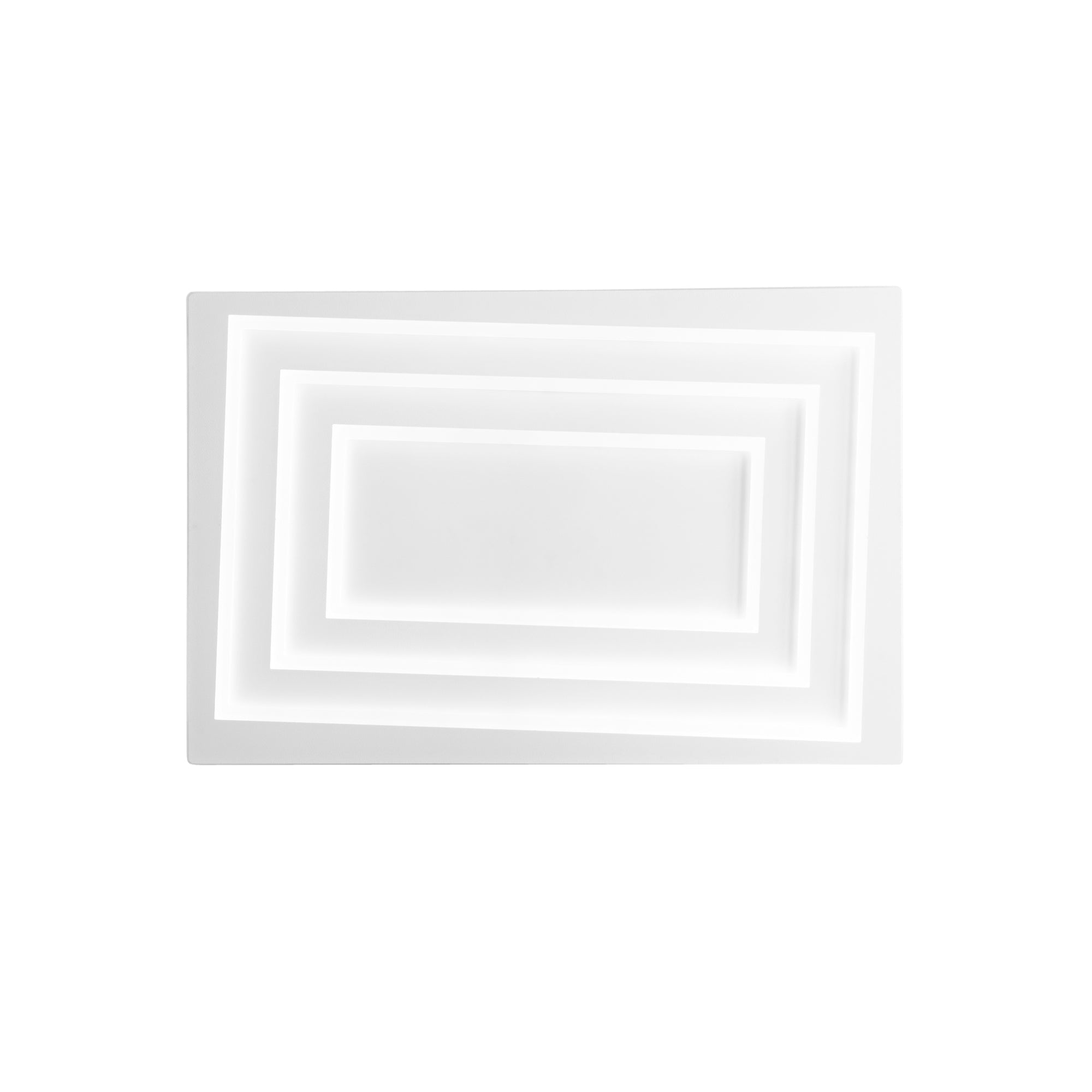 Plafoniera LED HYPNOTIC bianca 55W con interruttore CCT 60X40 cm. - FT-FeelThe