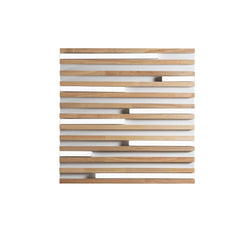 Plafoniera Kuma bianca quadrata piccola