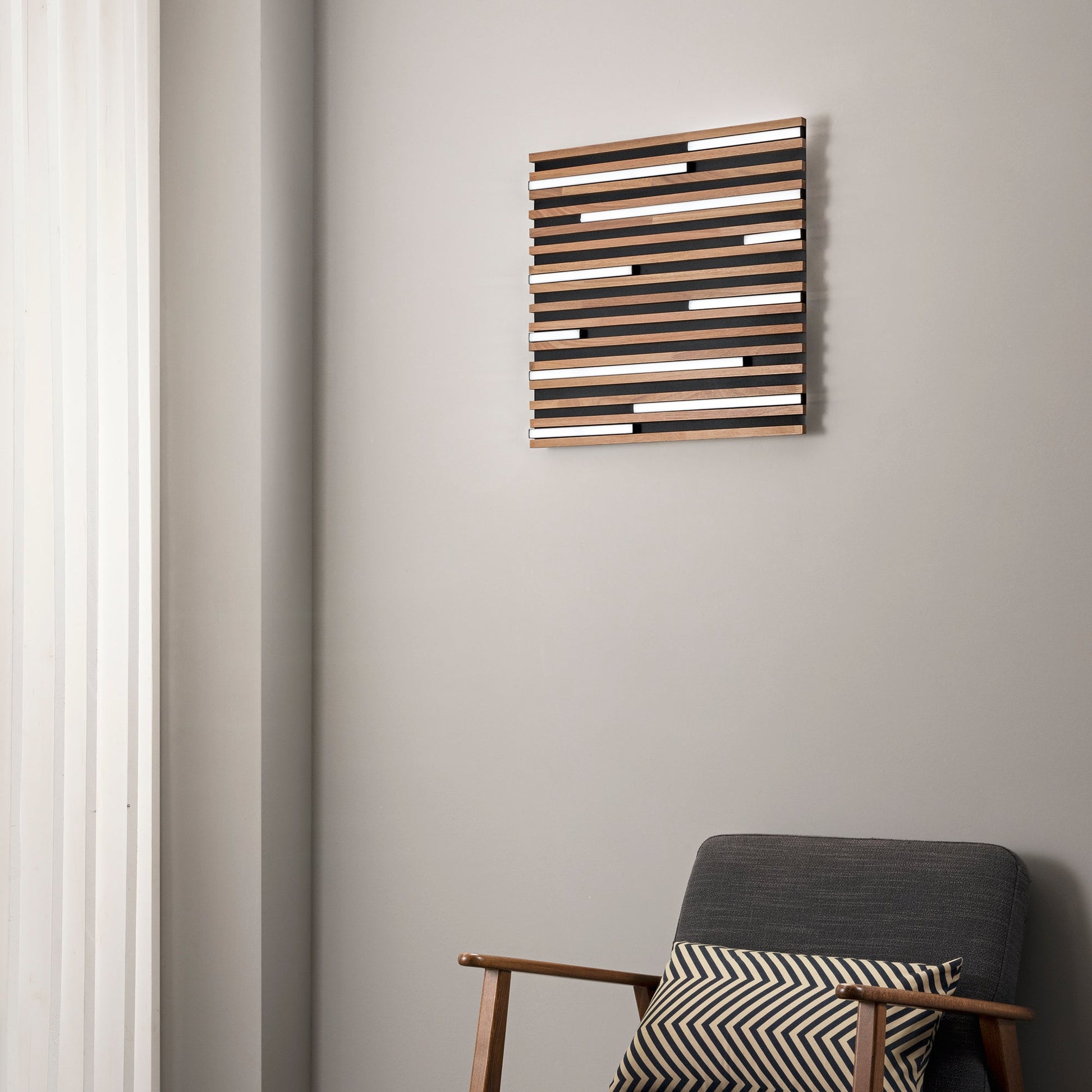 Plafoniera Kuma quadrata - Foto ambientata