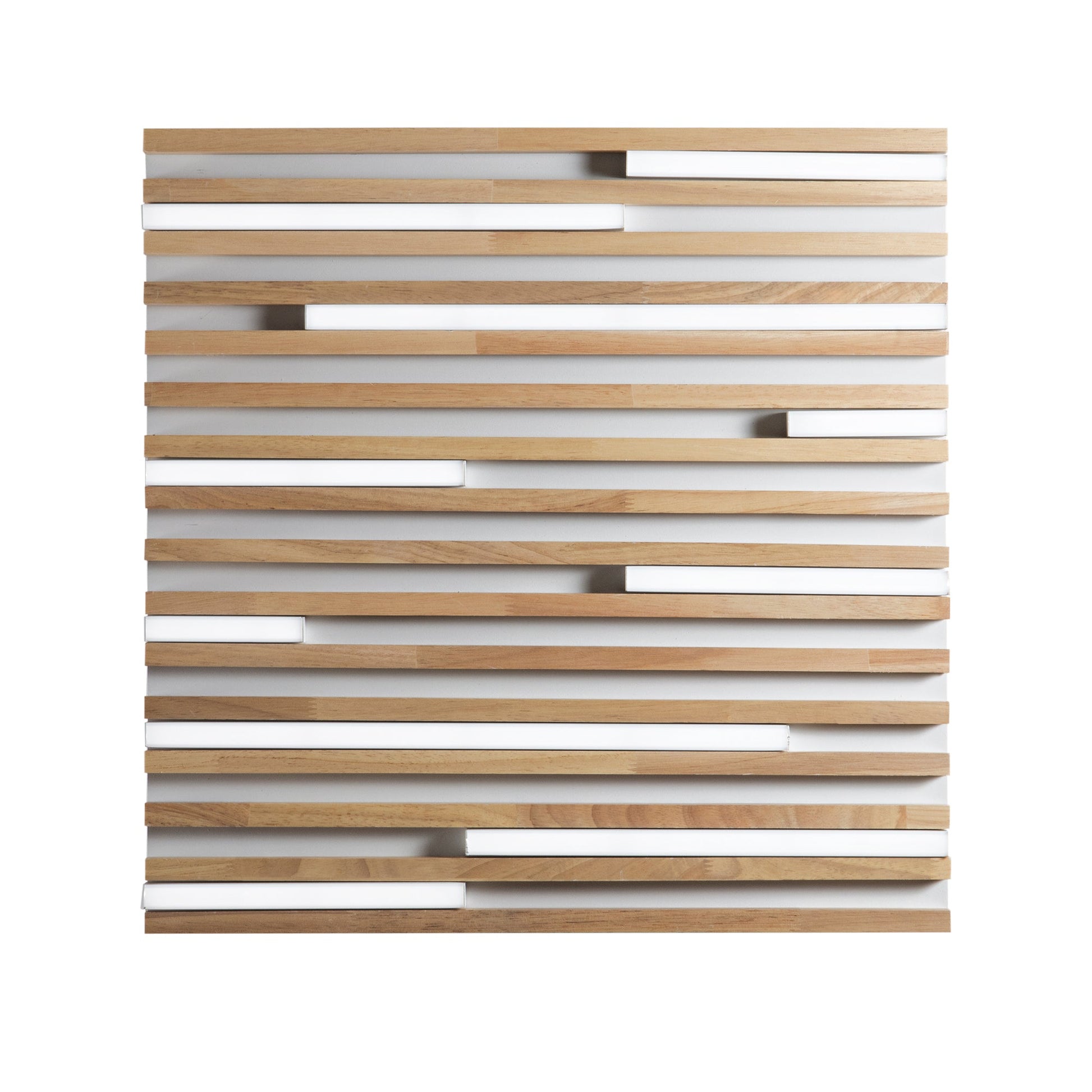 Plafoniera Kuma bianca quadrata grande