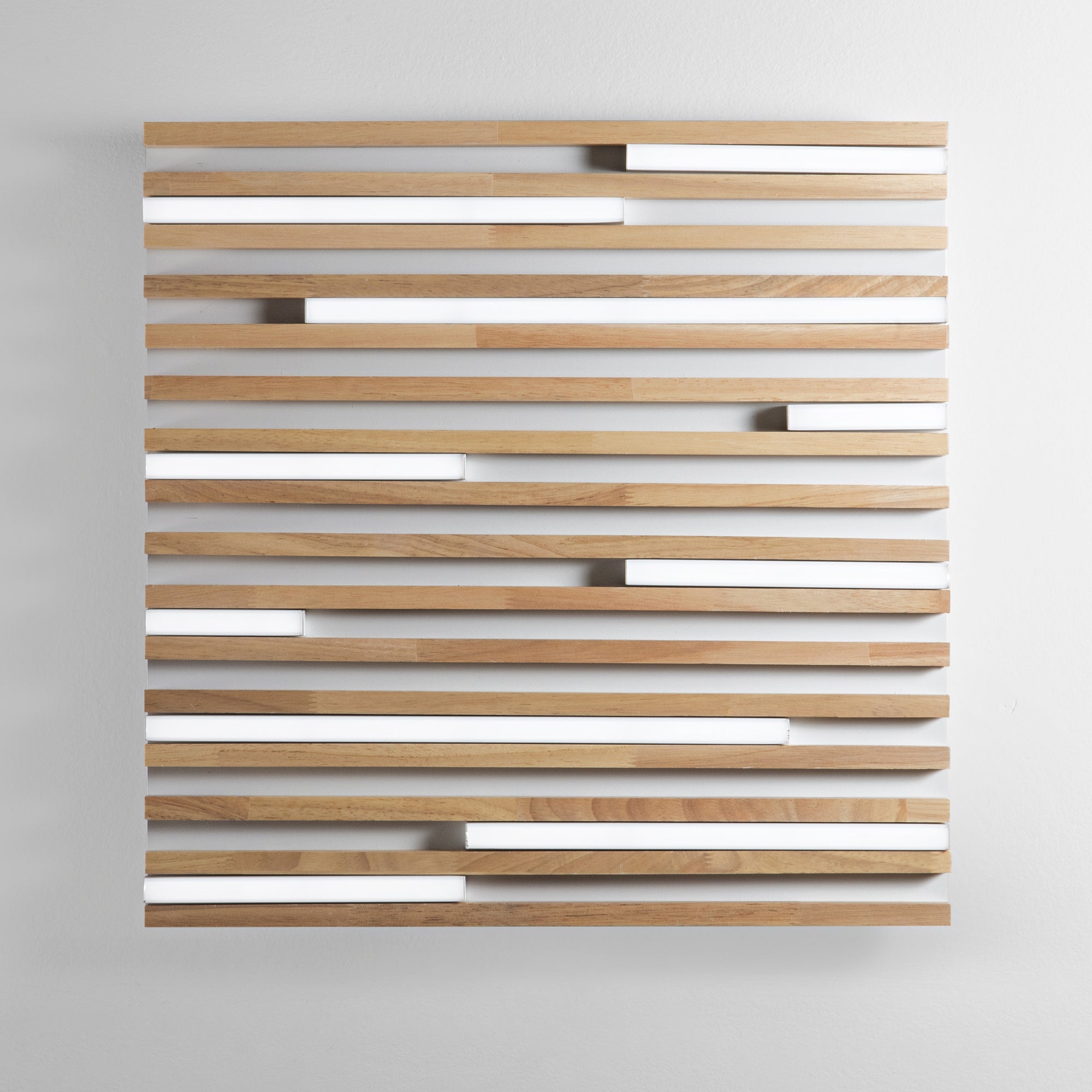 Plafoniera Kuma bianca grande - Foto sfondo grigio