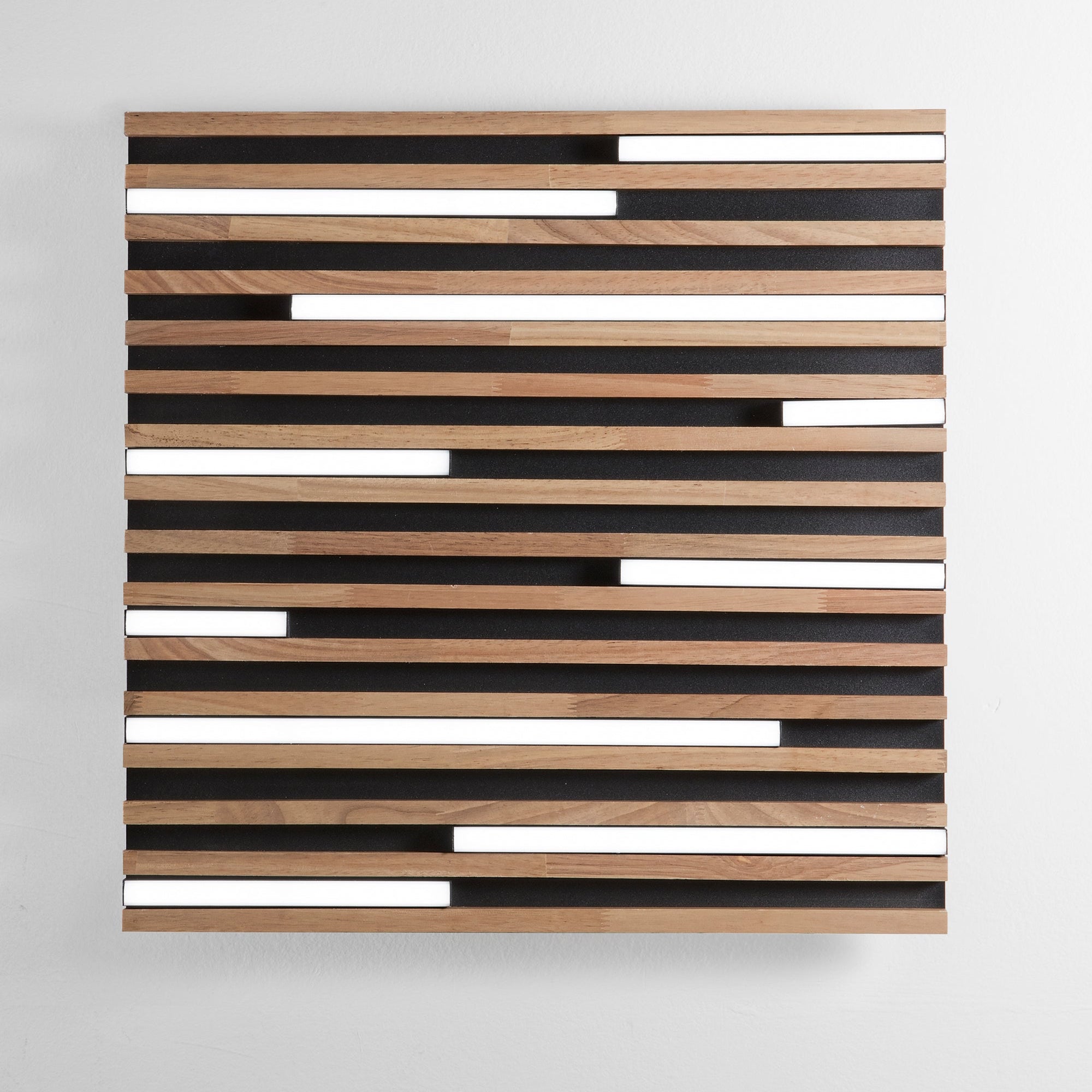 Plafoniera Kuma nera grande - Foto sfondo grigio