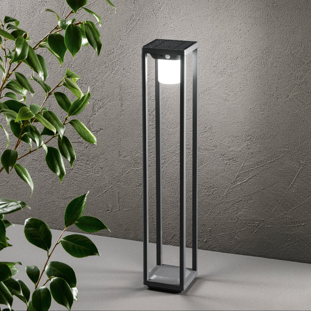 Lampada per esterni KYOTO con pannello solare integrato e sensore di movimento - FT-FeelThe