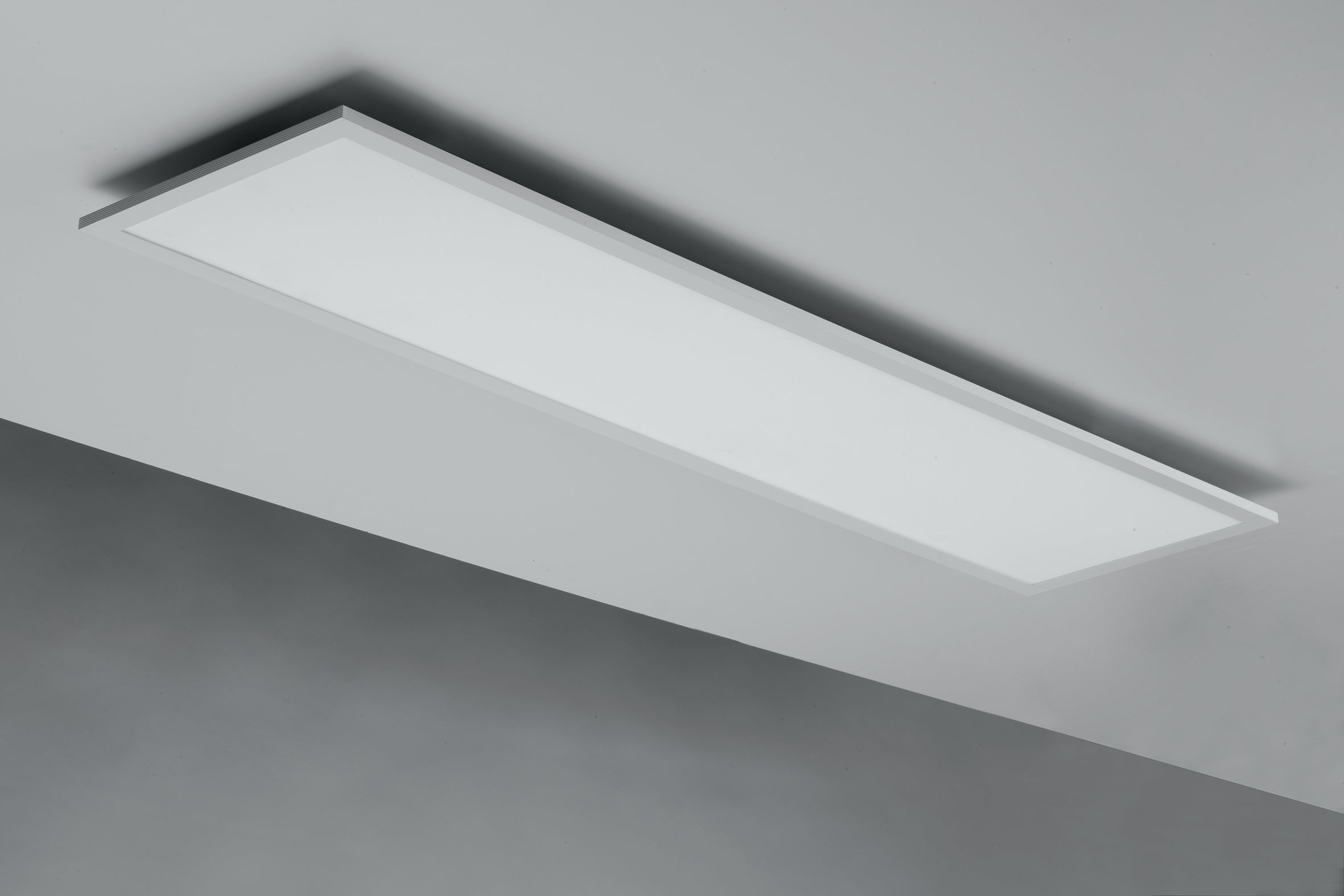 Panel LED de 40W en aluminio blanco con función CCT y dimmer con mando a distancia incluido