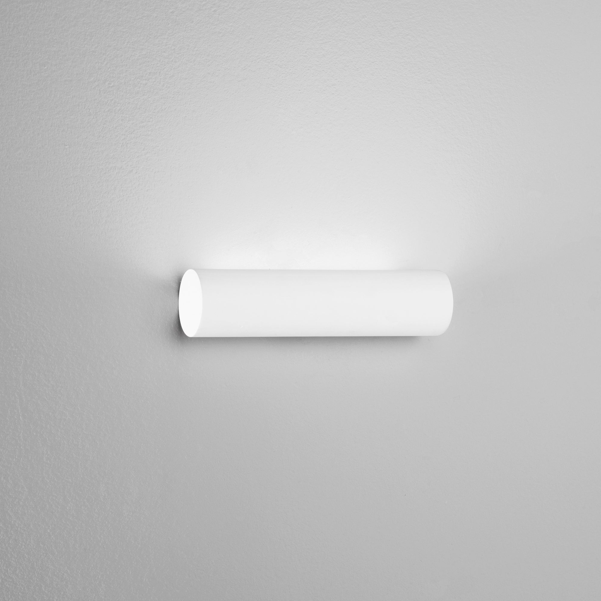 Aplique LED ROLLER de yeso pintable, interruptor CCT para personalizar la temperatura del color