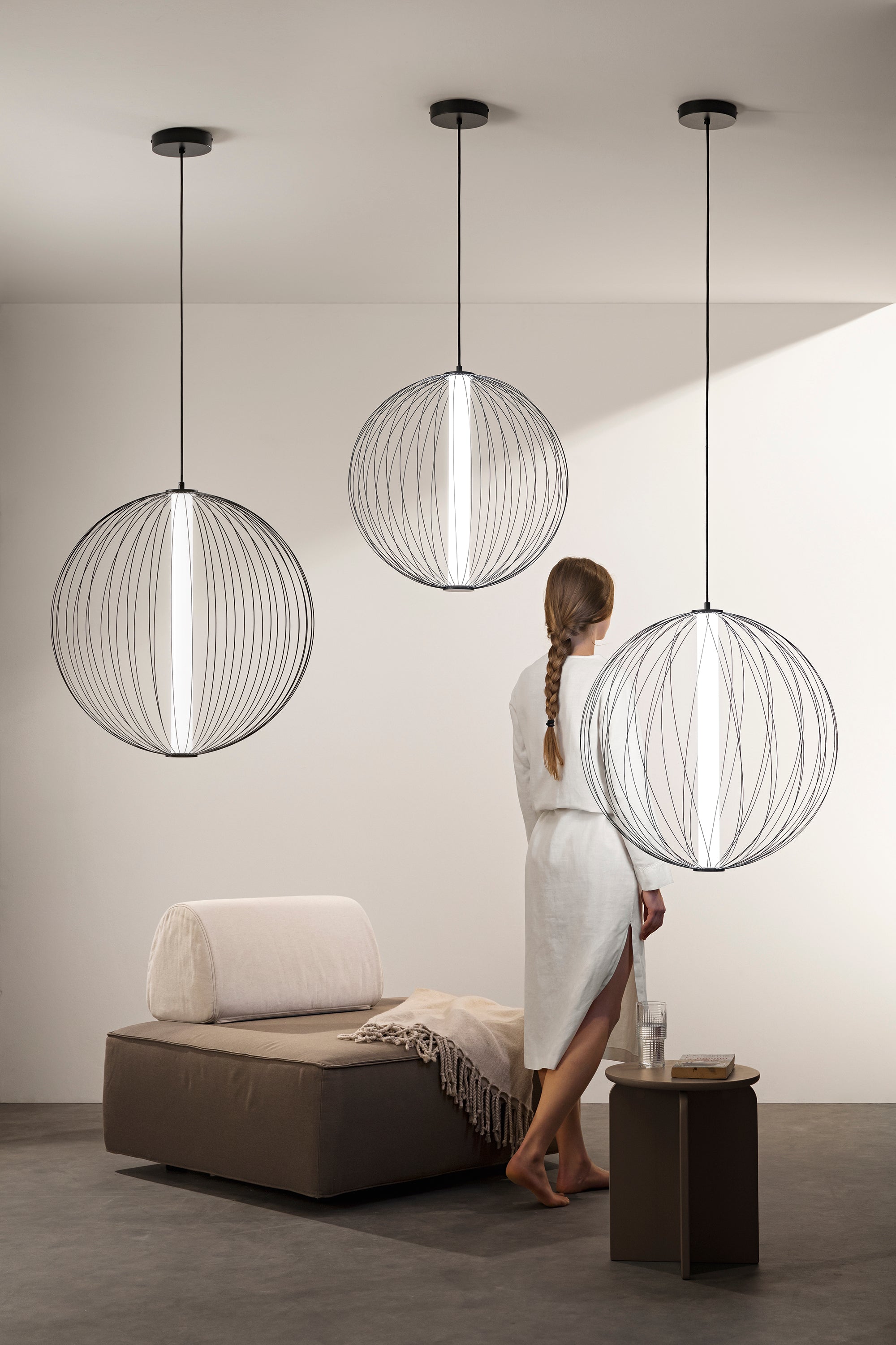 Sospensione SEXTANT in manganese nero | FT Feel The