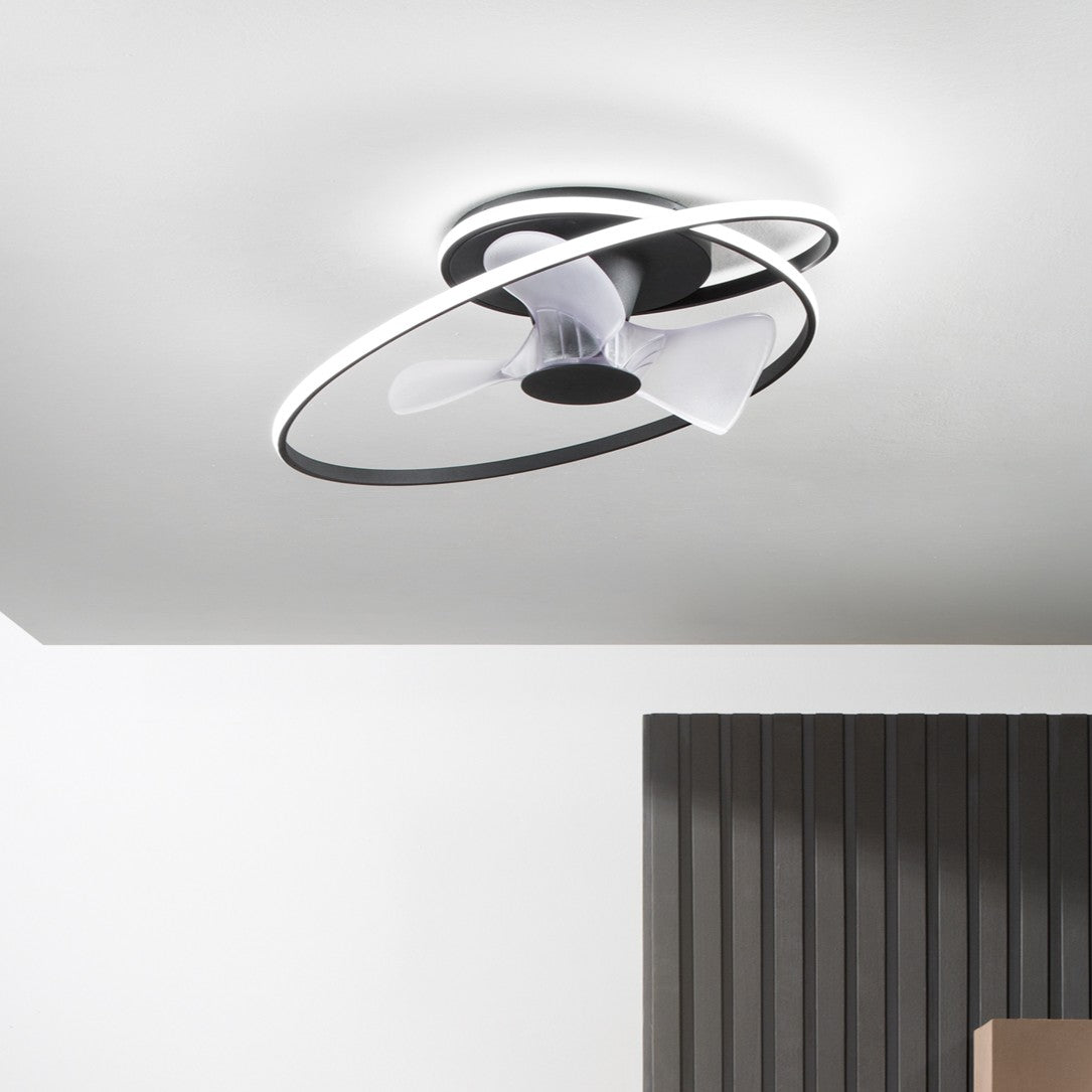 Plafonnier LED STORM avec ventilateur intégré