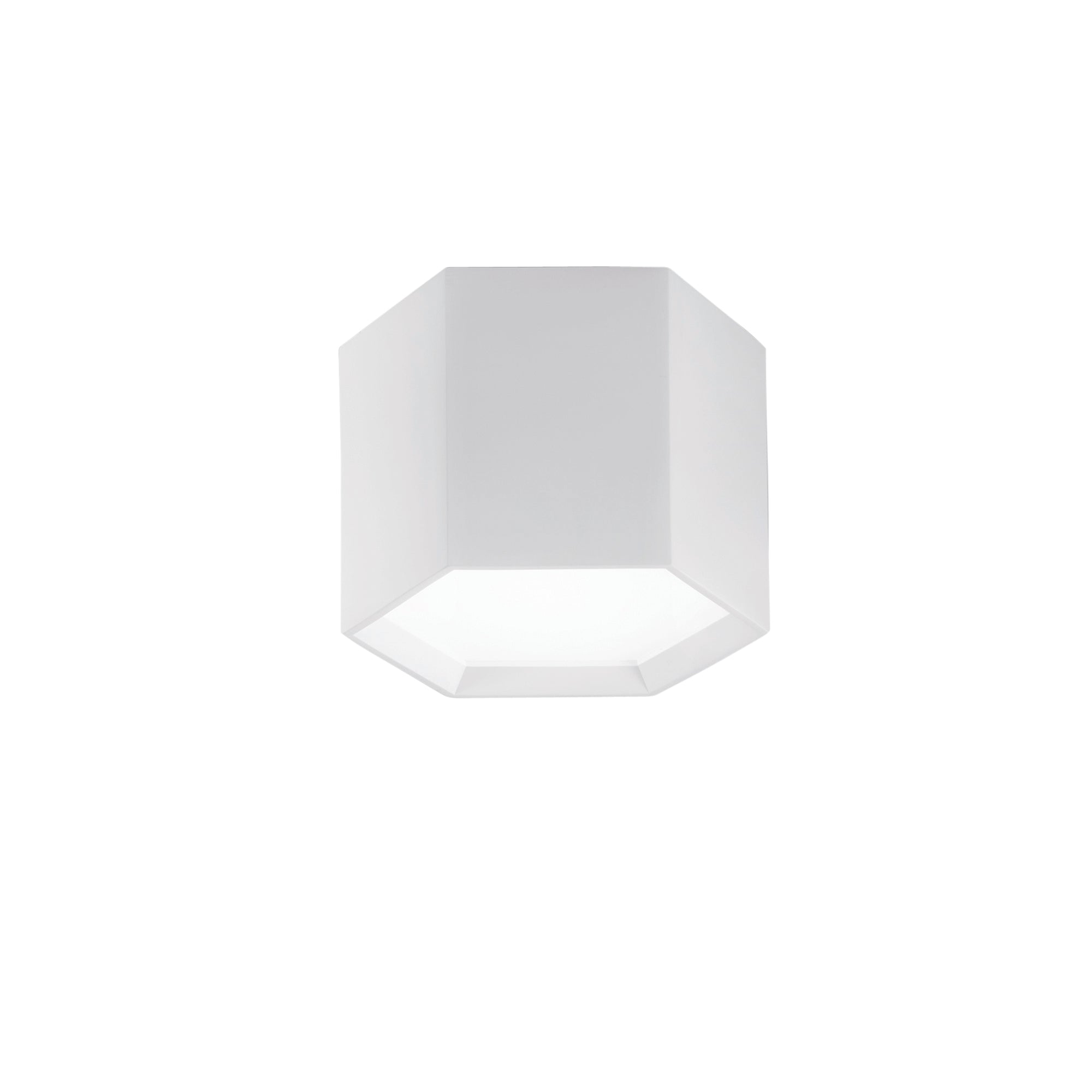 Plafoniera LED VORTEX componibile, verniciabile e interruttore interno per la regolazione dei kelvin