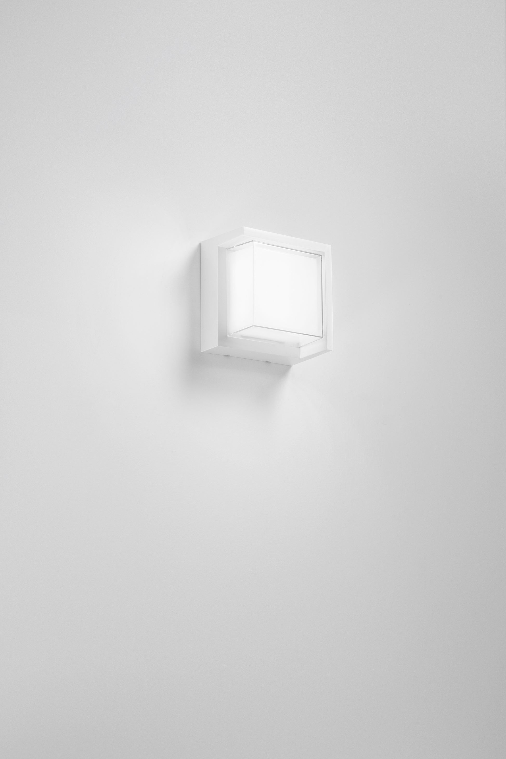 Applique LED BLACK in PC quadrata o rettangolare con CCT selezionabile | FT Feel The