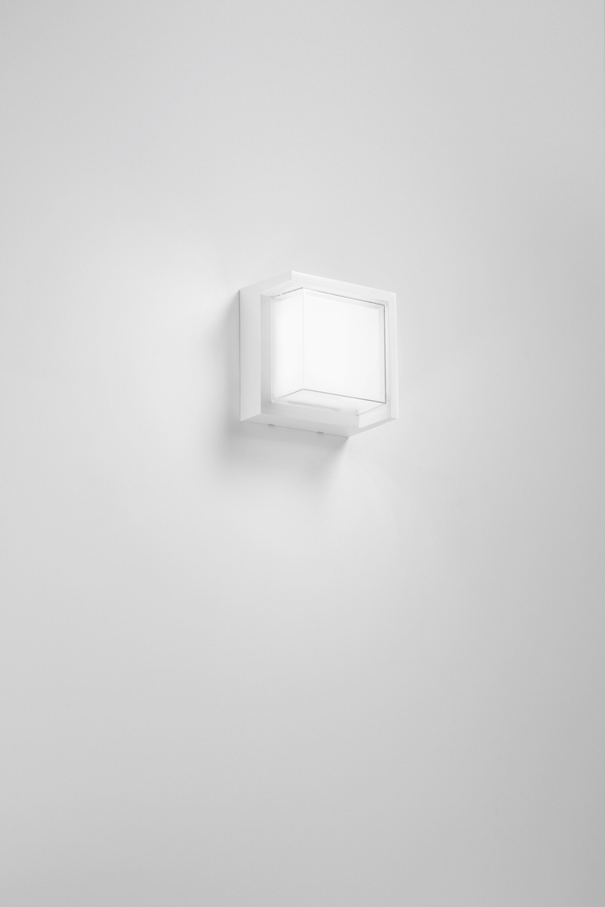 Applique LED BLACK in PC quadrata o rettangolare con CCT selezionabile | FT Feel The