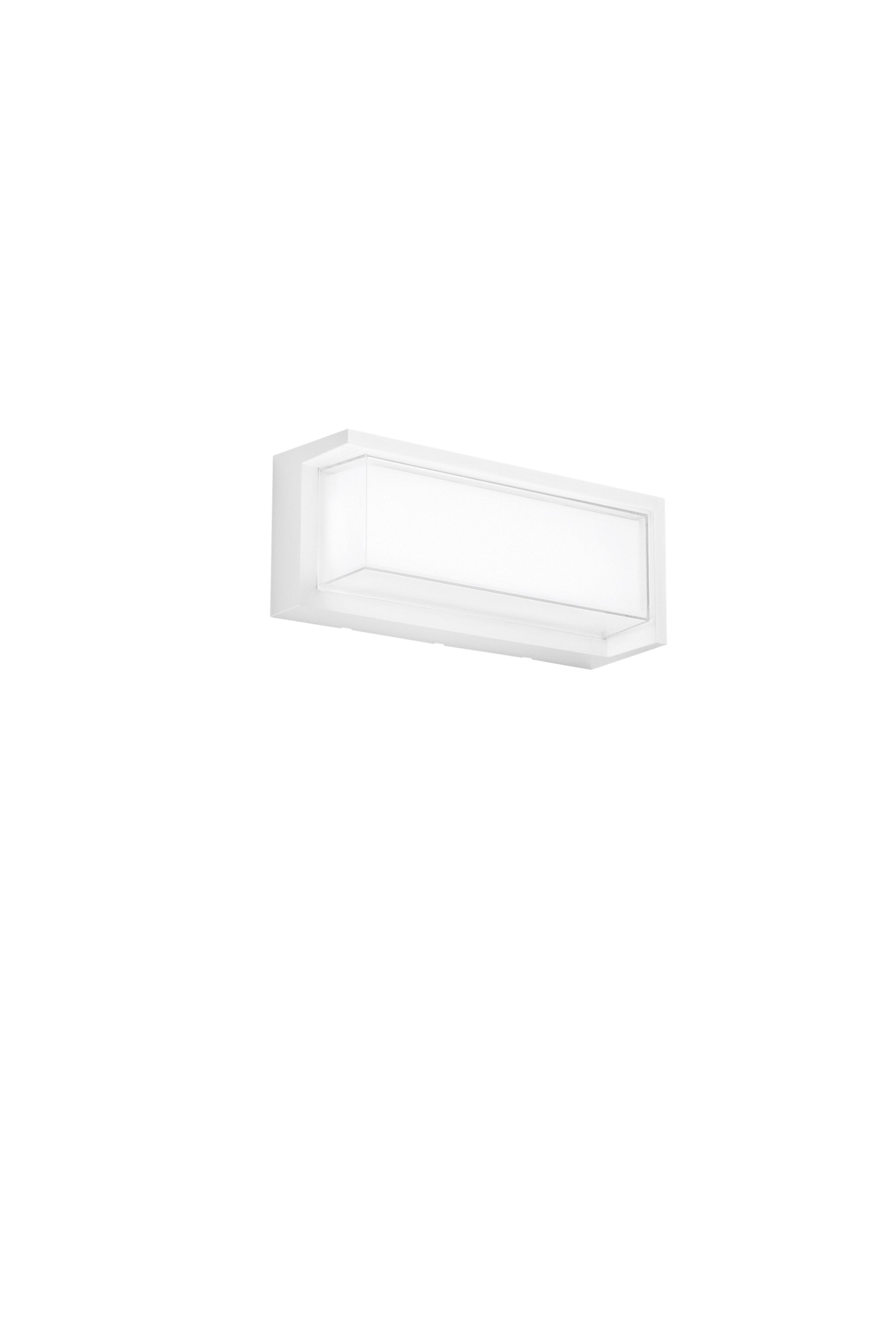 Applique LED BLACK in PC quadrata o rettangolare con CCT selezionabile | FT Feel The