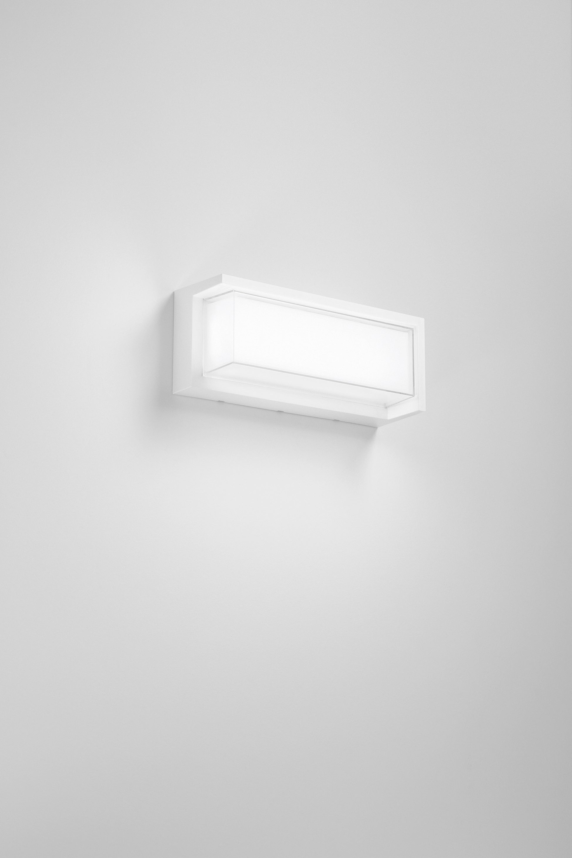 Applique LED BLACK in PC quadrata o rettangolare con CCT selezionabile | FT Feel The