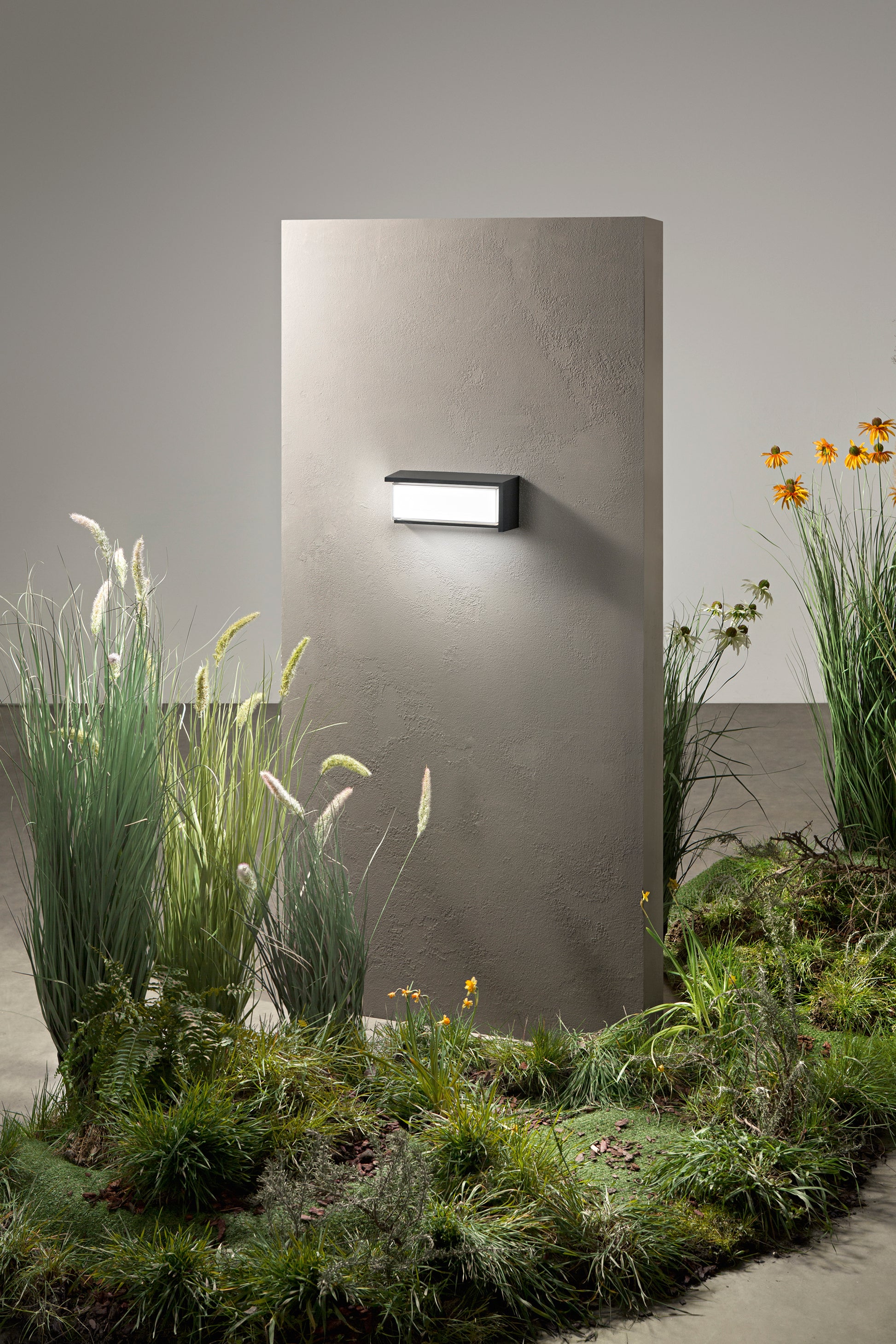 Applique LED BLACK in PC quadrata o rettangolare con CCT selezionabile | FT Feel The
