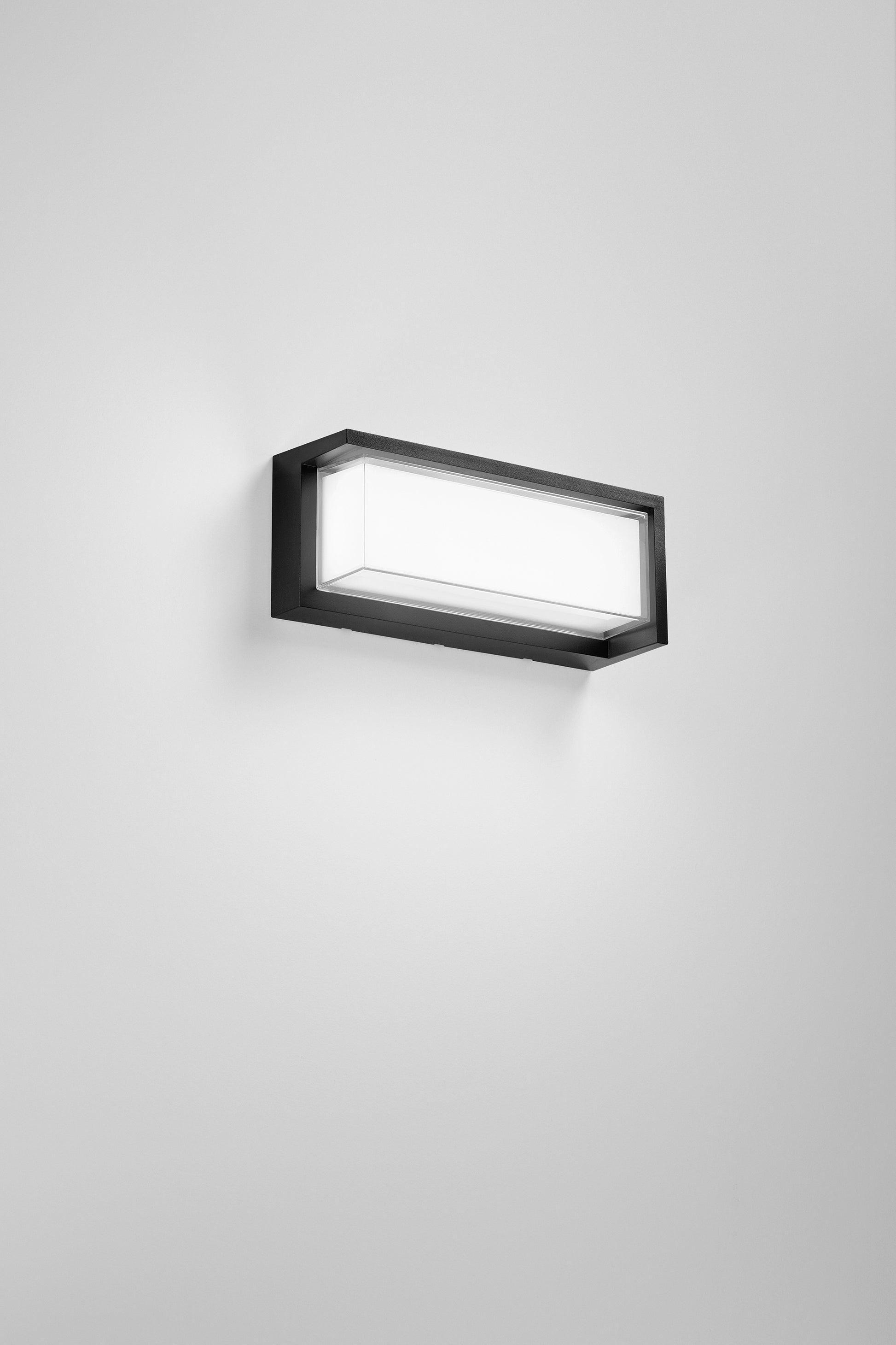 Applique LED BLACK in PC quadrata o rettangolare con CCT selezionabile | FT Feel The