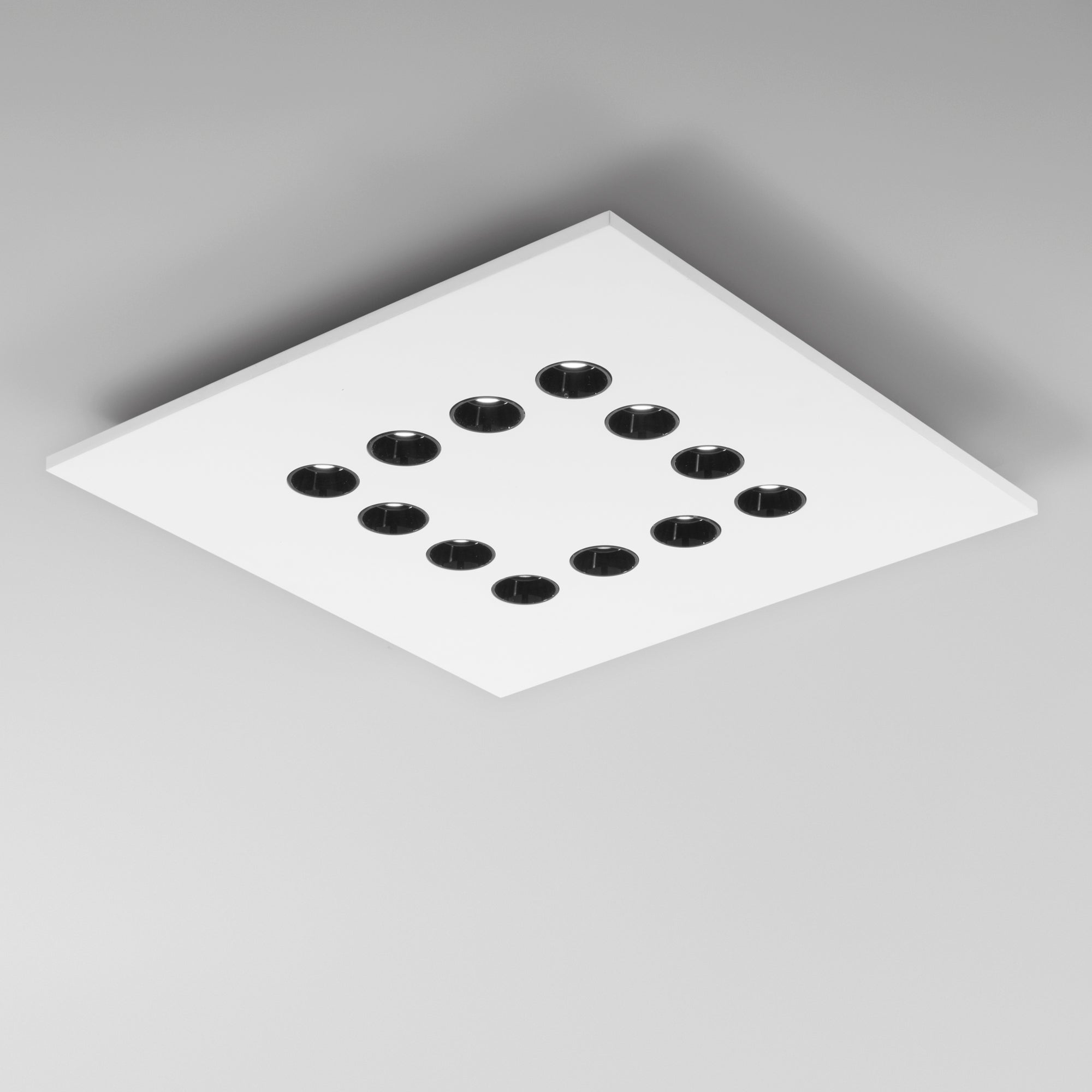 Plafoniera LED XICO verniciabile con interruttore CCT per la regolazione colore - FT-FeelThe