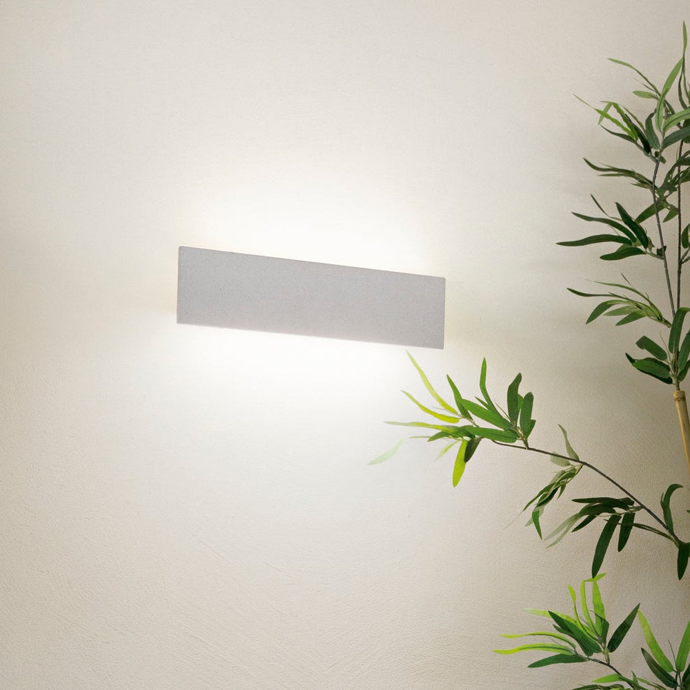 Applique LED da esterno PARKER CCT in cemento bianco