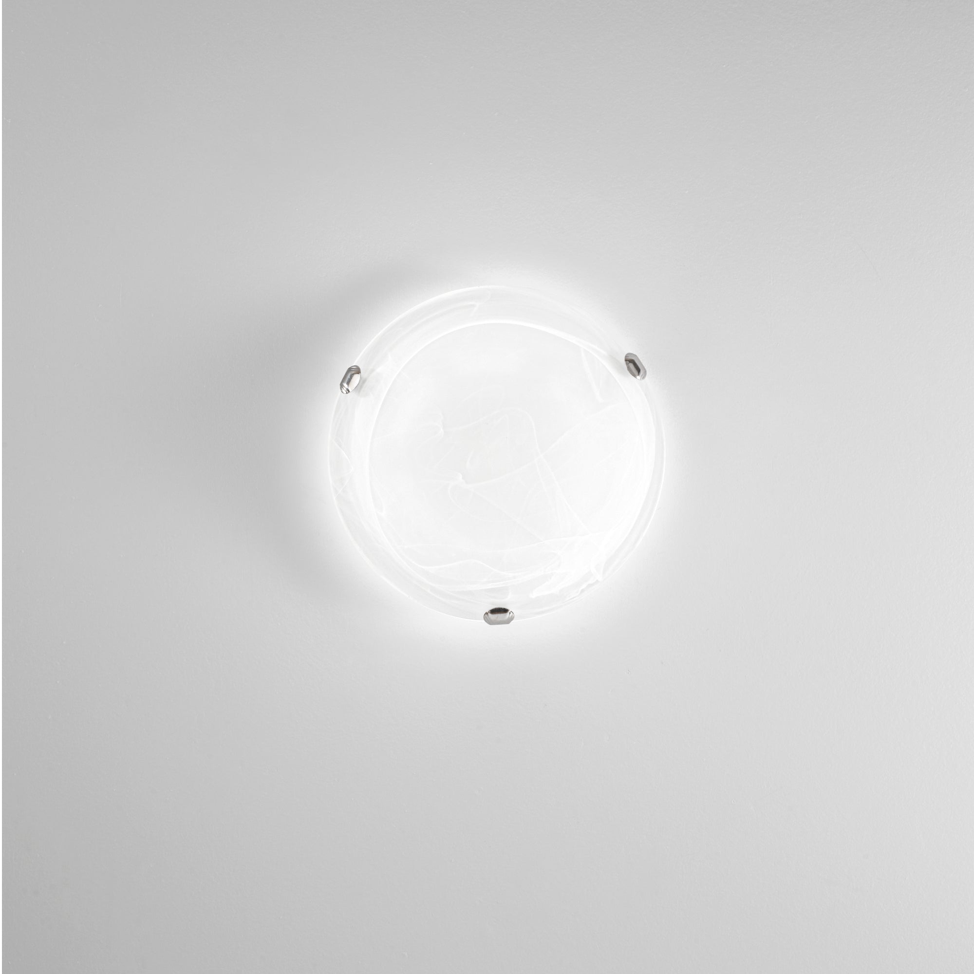 Plafoniera LED LUNA in vetro 30 cm, CCT