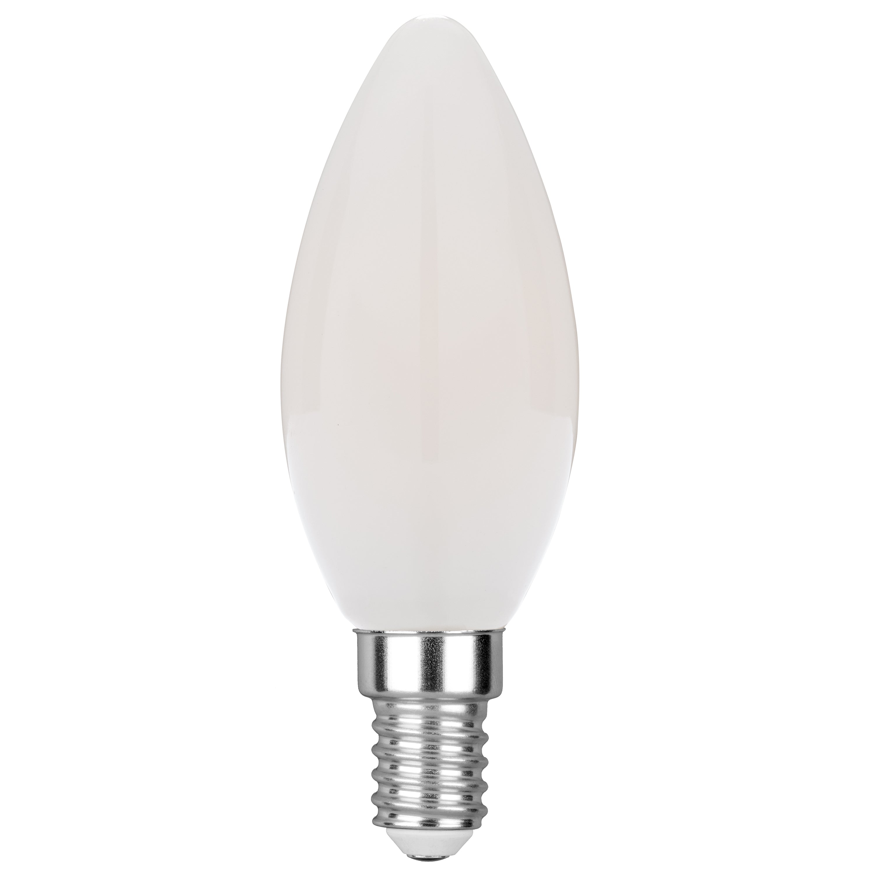 KIT 3 Lampadine led LUXA filamento candela bianco E14 4W 400L 35mm