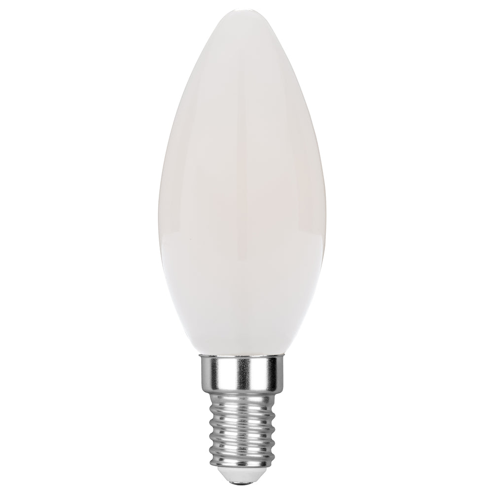 Ampoule LED décorative LUXA 8W ambre, douille E27, lumière chaude 32x16 cm.