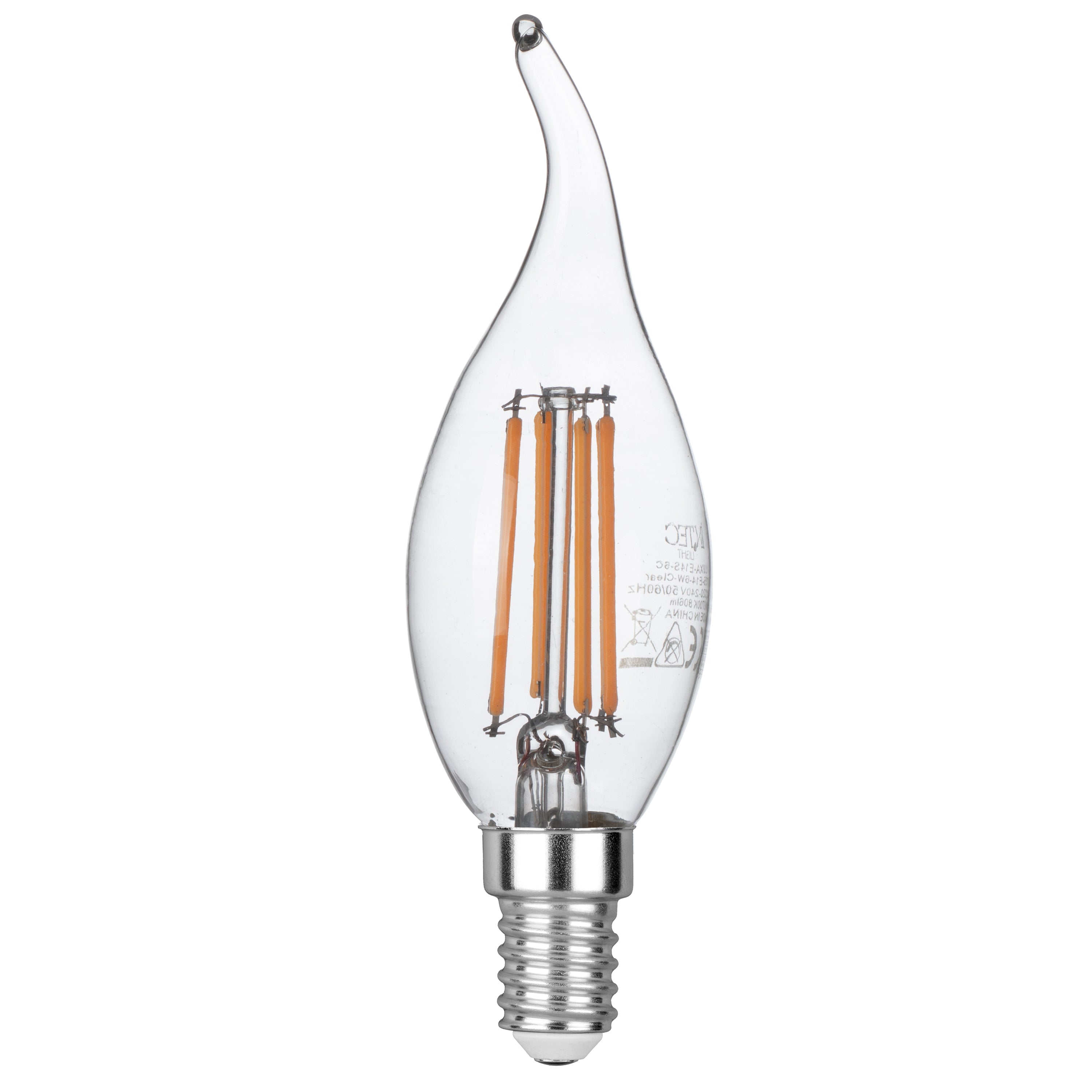 E14 3W LED Filament Blown Bulb