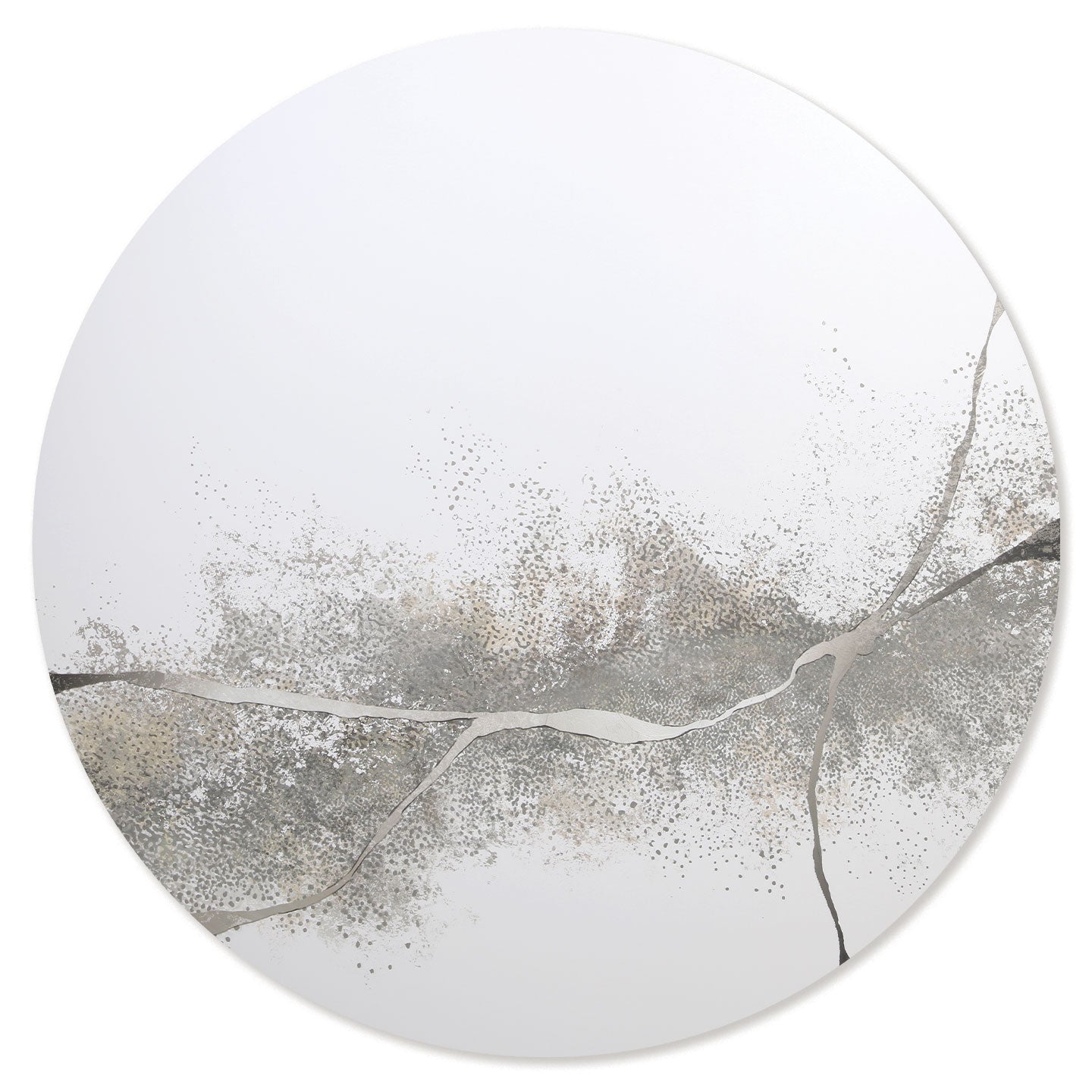 KINTSUGI art mirror with crack