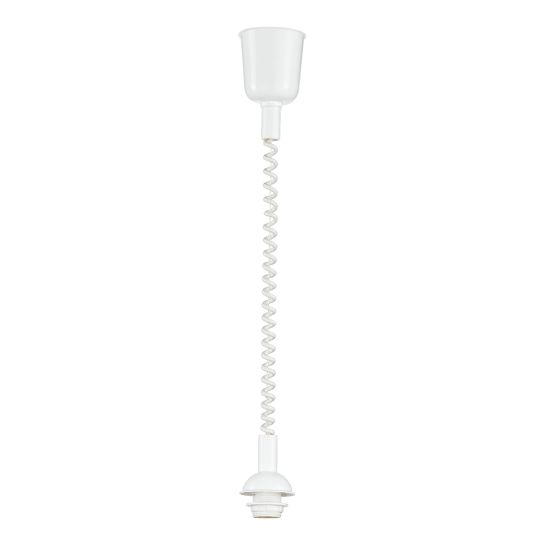 PENDEL SALISCENDI BIANCO E27 9X9X125CM