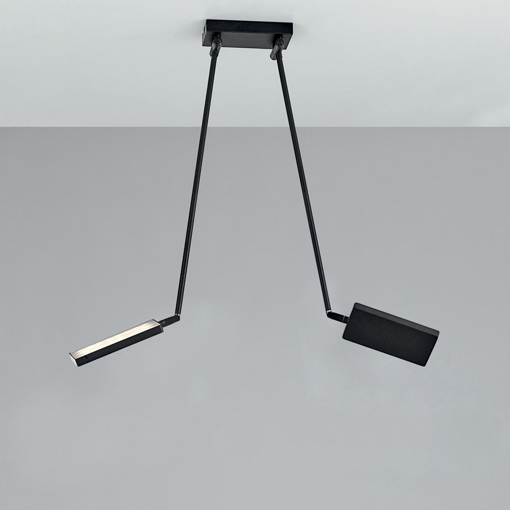 BOOK LED adjustable metal ceiling light