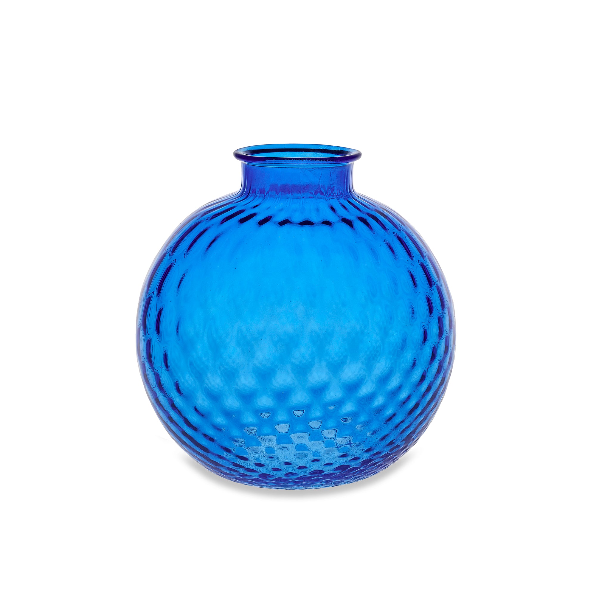 Vase artisanal SFERA BEVERDA en verre de Murano 20 cm.