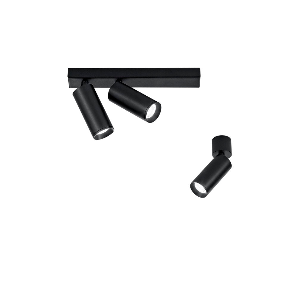 Spot orientable Plauto en métal noir ou blanc
