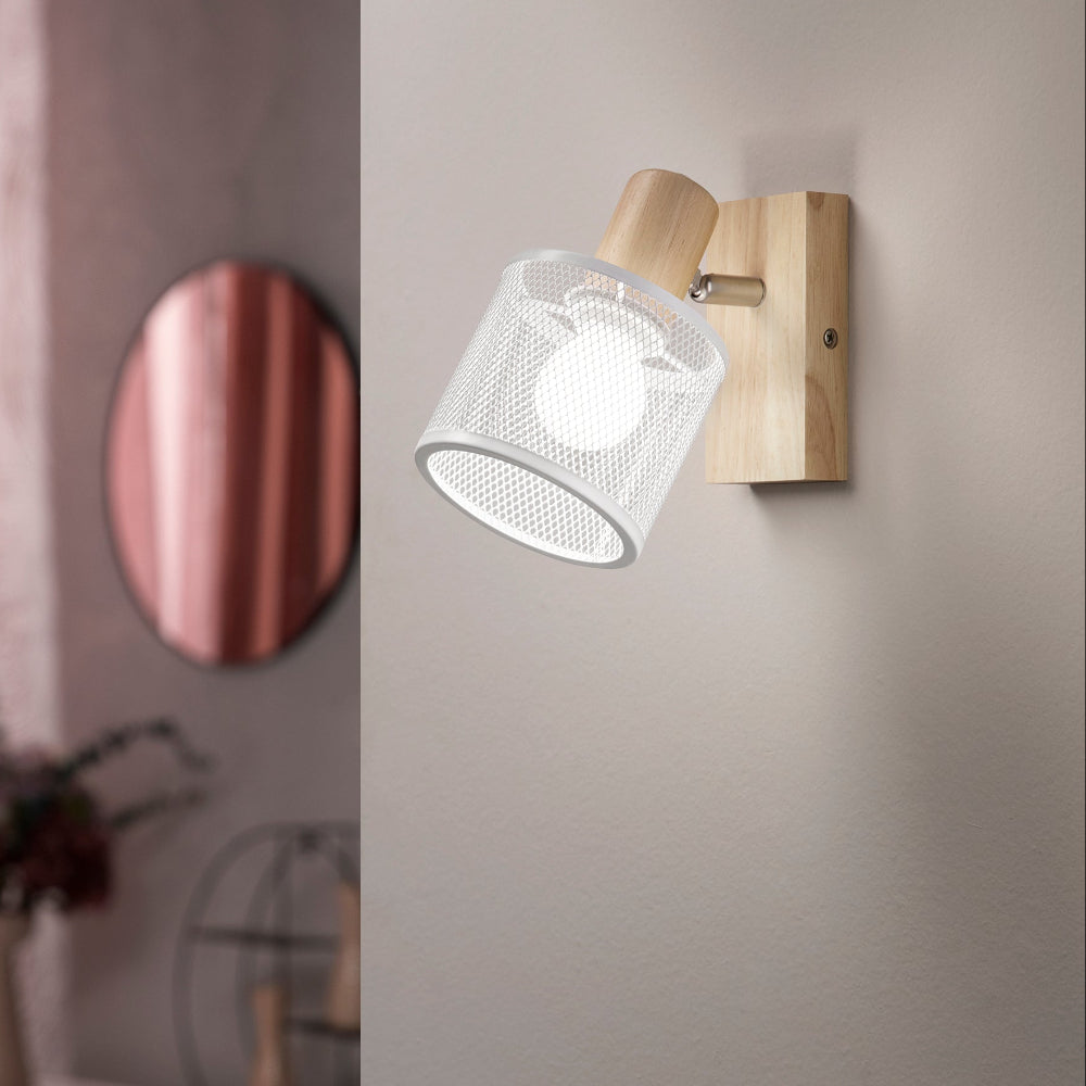 Spot TWINSET con base in legno naturale | FT Feel The
