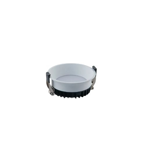Incasso LED XANTO rotondo bianco satinato in alluminio pressofuso - FT-FeelThe