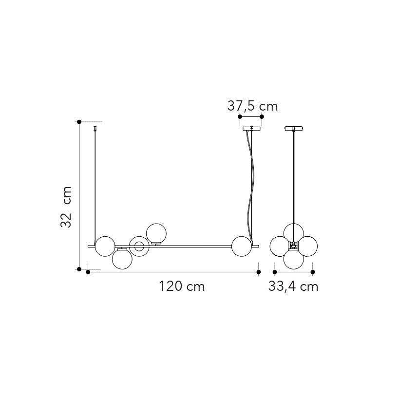 Sospensione ENOIRE in metallo - FT-FeelThe