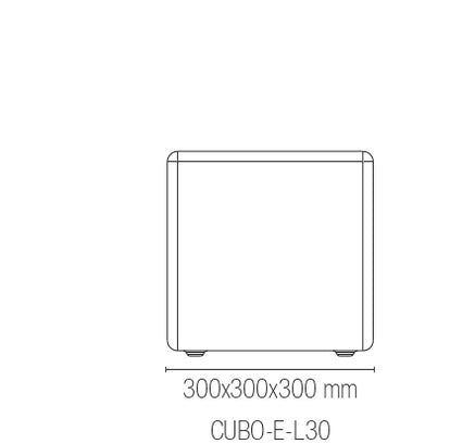 Lámpara de exterior Geco con casquillo E27, disponible en forma de esfera o cubo
