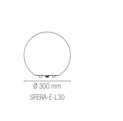 Lámpara de exterior Geco con casquillo E27, disponible en forma de esfera o cubo