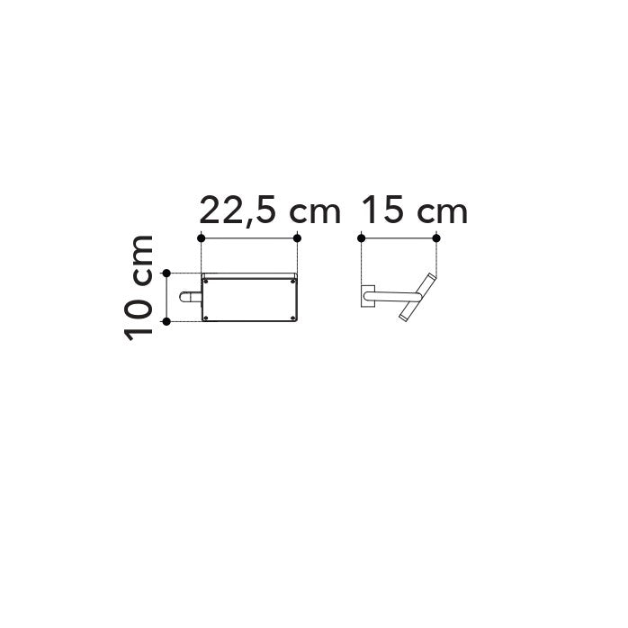 Applique da parete LED BOOK - FT-FeelThe