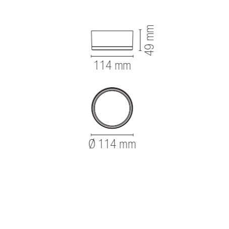 Plafoniera LED KLIO 16W - FT-FeelThe