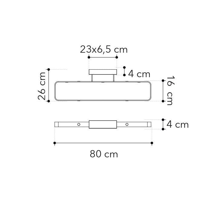 Plafoniera LED MOKA - FT-FeelThe