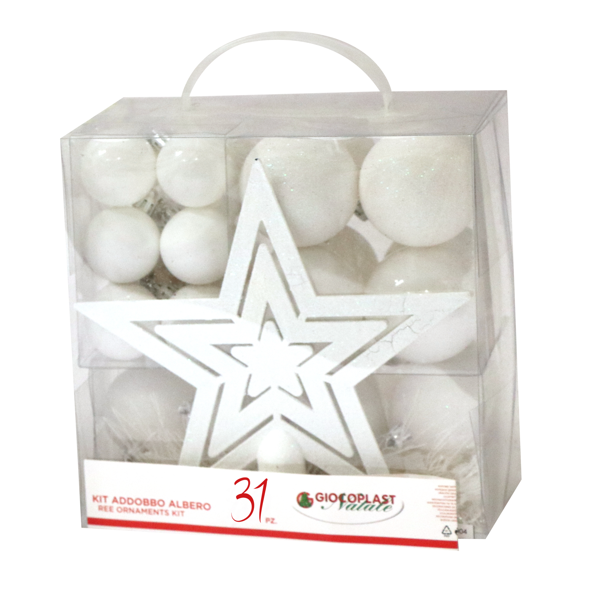Confezione 31 pz. pendenti natalizi colori assortiti - FT-FeelThe