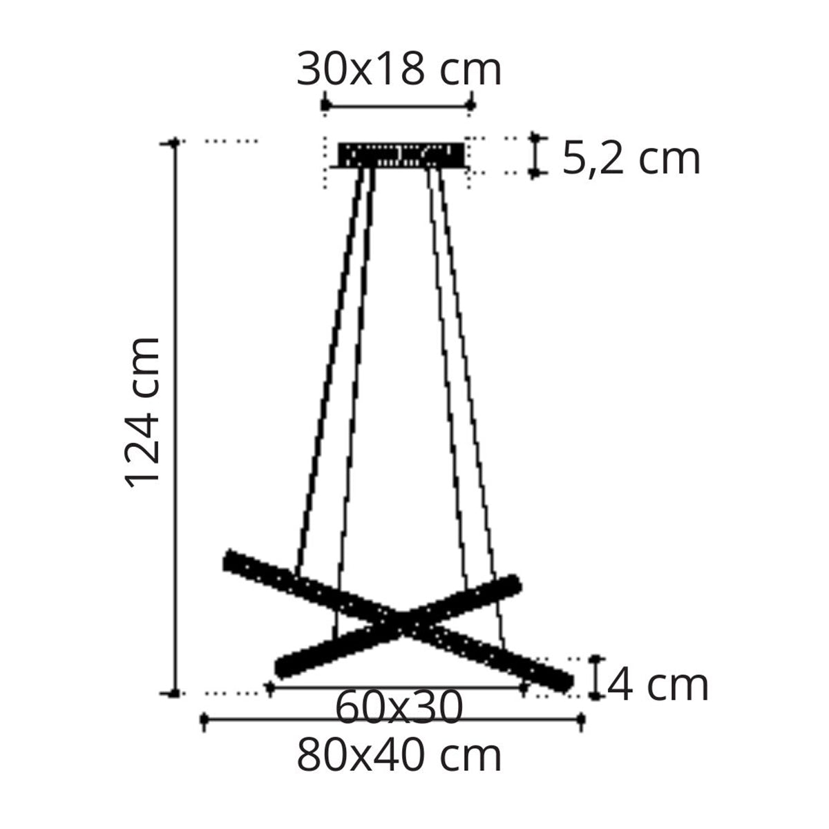 Lámpara colgante LED CLARKE, 75W