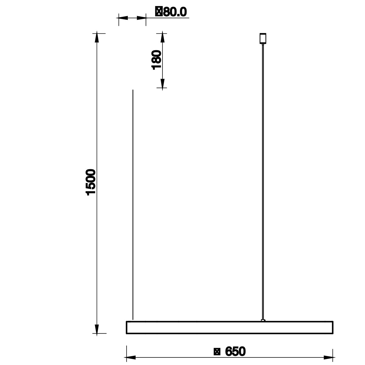 Lampadario a sospensione LED KLAPTON con funzione CCT per la personalizzazione della temperatura colore - FT-FeelThe