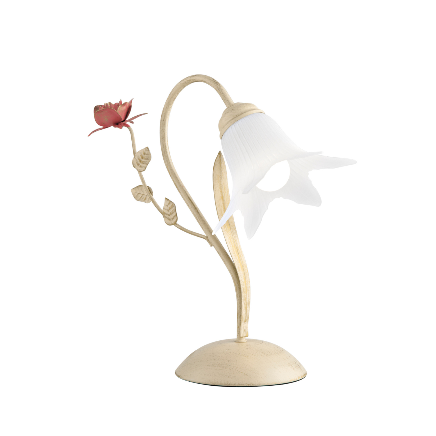 Lampe de table ROSE avec détails floraux