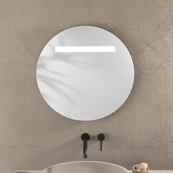 Specchio Linea tondo in bagno
