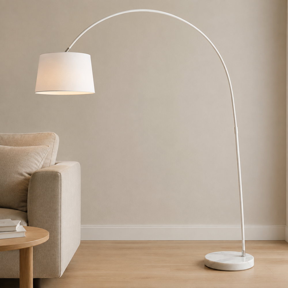 Piantana ad arco DREAM con base in marmo