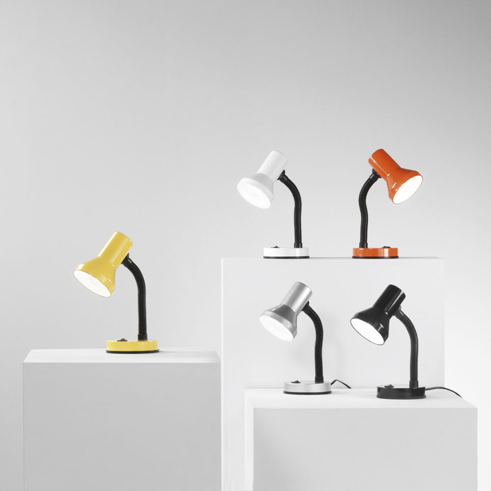Lampada da tavolo LDT con braccio flessibile